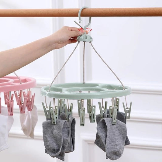 Baby Clothes Hanger with Clips
