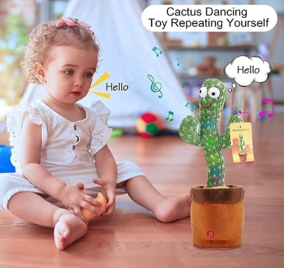 Dancing Cuctus Toy Talk Back Rechargable with
Lighting High Quality