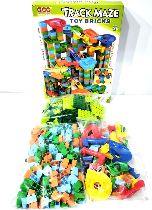 Track Maze Construction β DIY Marble Run Building Toy Set