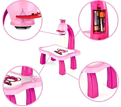 Children LED Projector Drawing Board