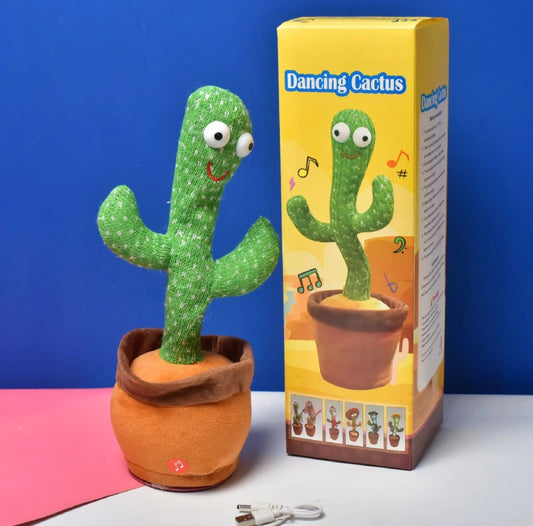 Dancing Cuctus Toy Talk Back Rechargable with
Lighting High Quality