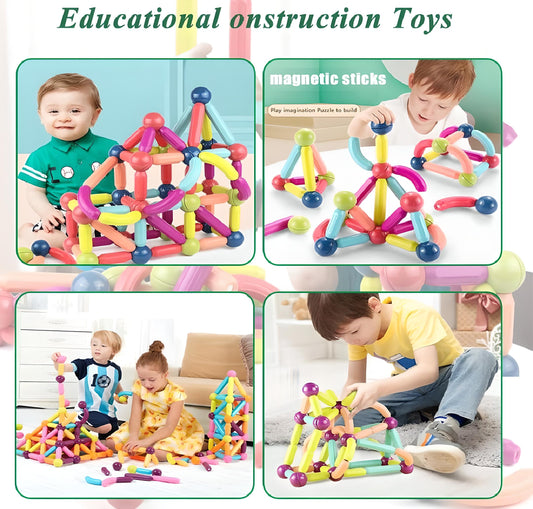 The Magnetic Building Sticks Toys