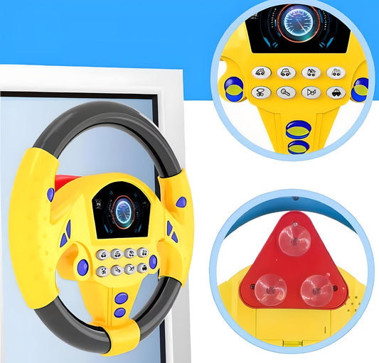 Electric Simulation Steering Wheel Toy