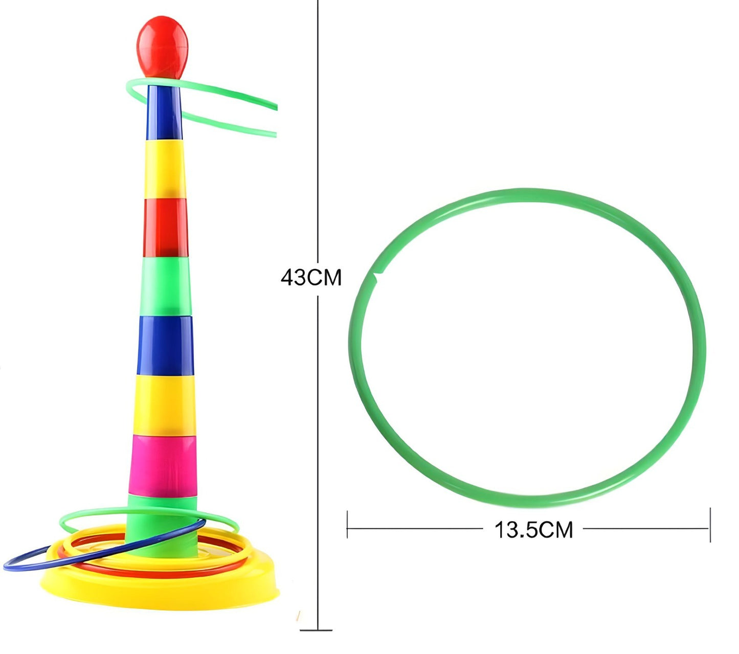 Kids Ring Tower Ring Toss Game