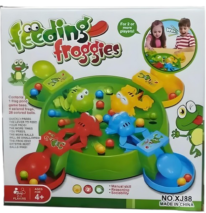 Feeding Froggies Game – Classic Frog Pond Catching Toy