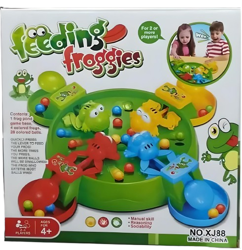 Feeding Froggies Game – Classic Frog Pond Catching Toy